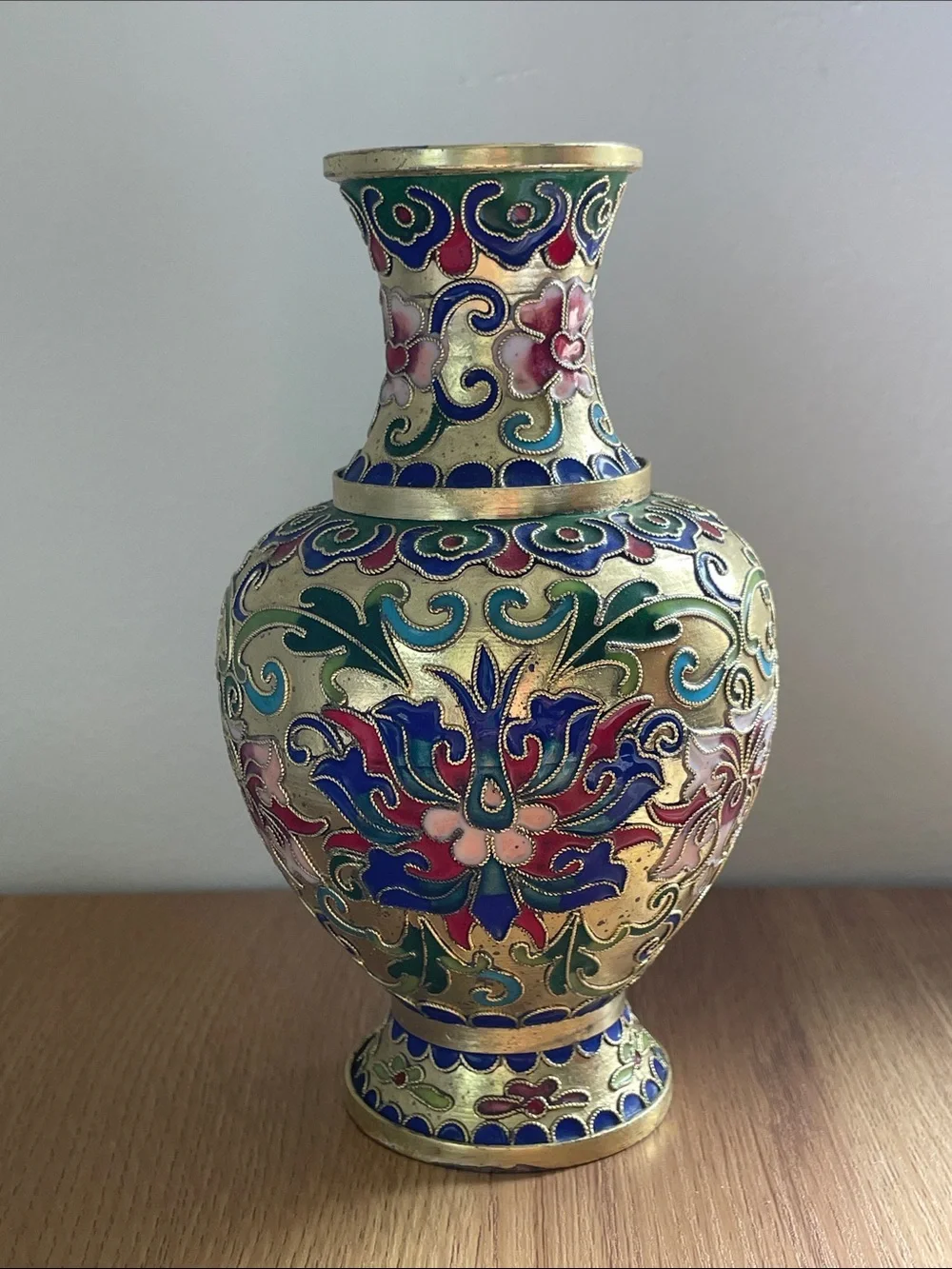 Vintage Cloisonné Vase